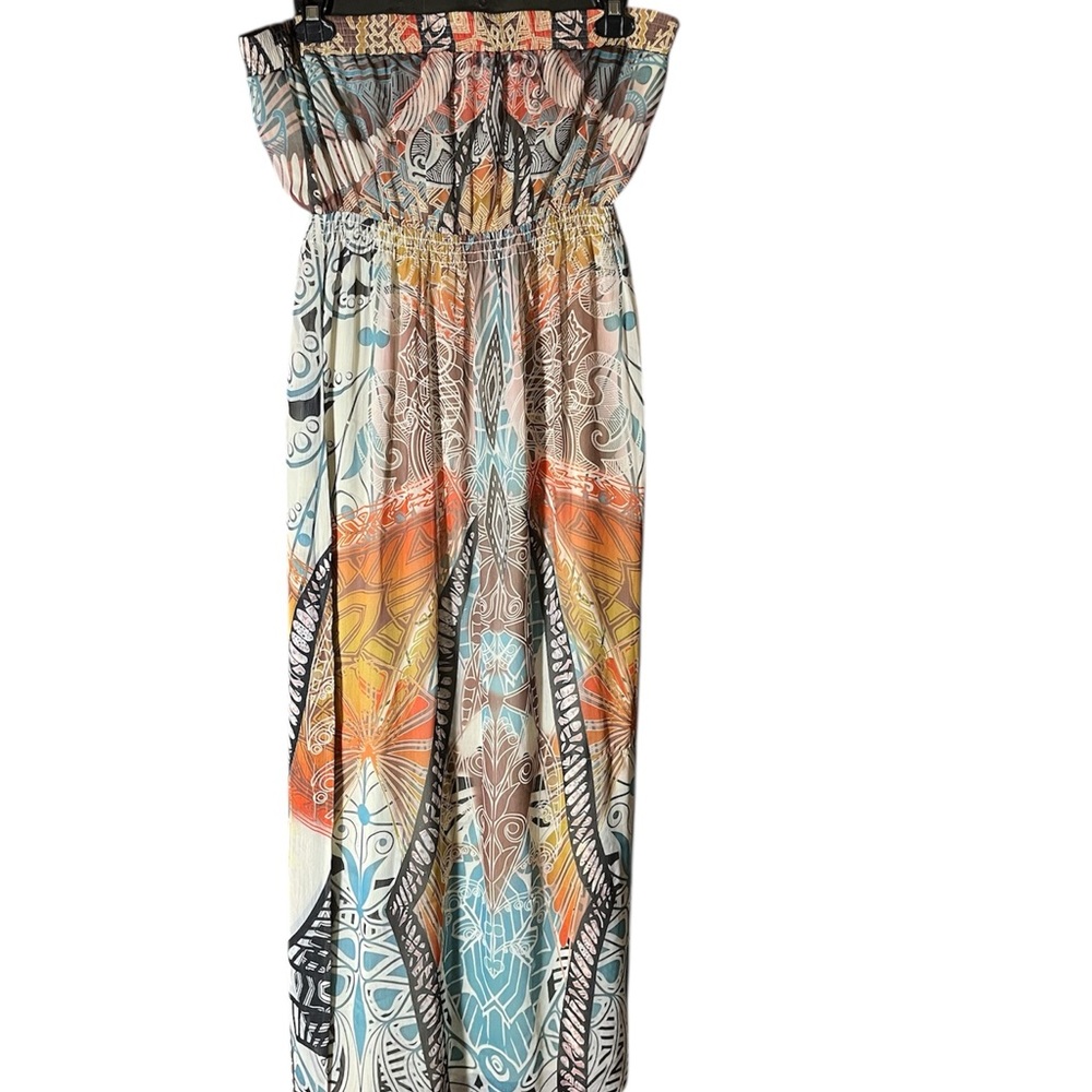 ONE WORLD Multicolor Patterned Dress